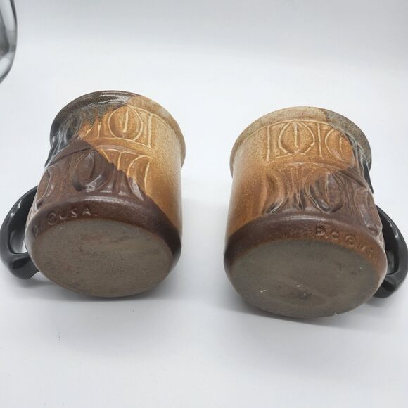 Pottery Craft Robert Maxwell Mugs Compton CA Ackerman Era Sherrill Broudy Style - Picture 8 of 9